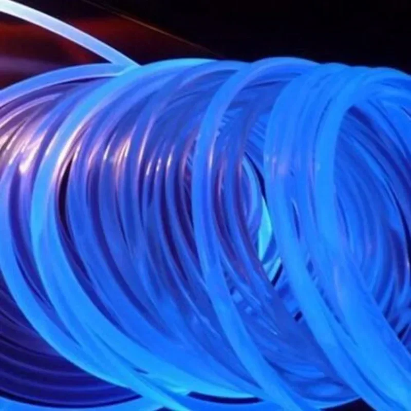PMMA Side Glow Optic Fiber Cable 1.5/2/3/4mm Diameter Car Optic Cable Ceiling Lighting Lights LED Fiber Illuminator Engine