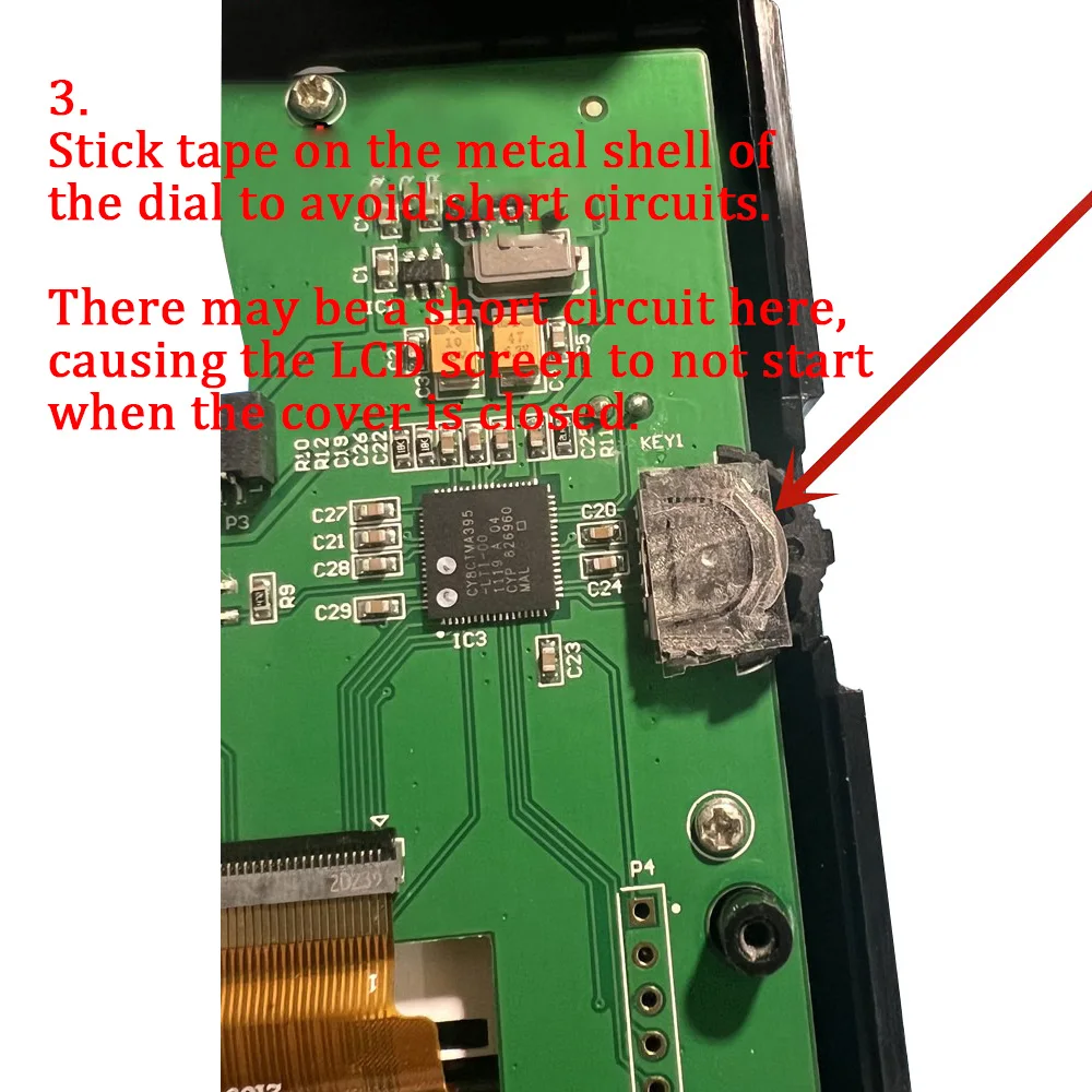 2.5inch Point-to-Point Grayscale LCD Screen Kits GB DMG Original Size Modify Highlight No Need Cut Shell