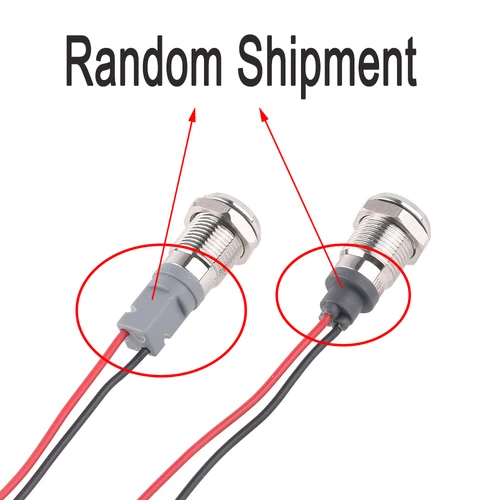 Led 금속 표시 등 6mm 방수 신호 램프 6 v 12 v 24 v 220 v 와이어 빨간색 노란색 파란색 녹색 흰색 6zsd. x 5