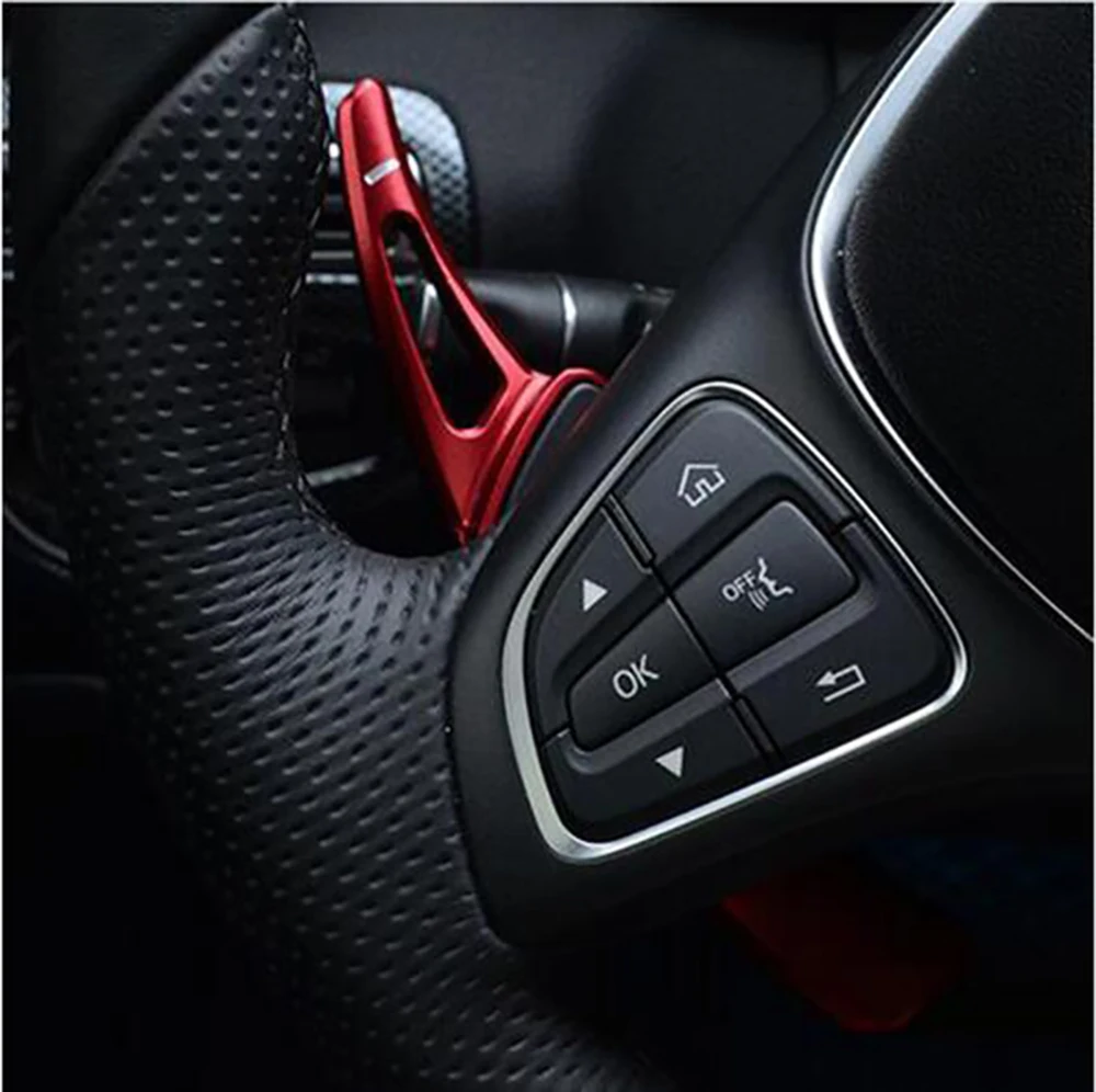 Car Steering Wheel Shifter Aluminum Shift Paddle Blade for Benz A B C E GLE AMG Class W176 W205 W246 C117 W218