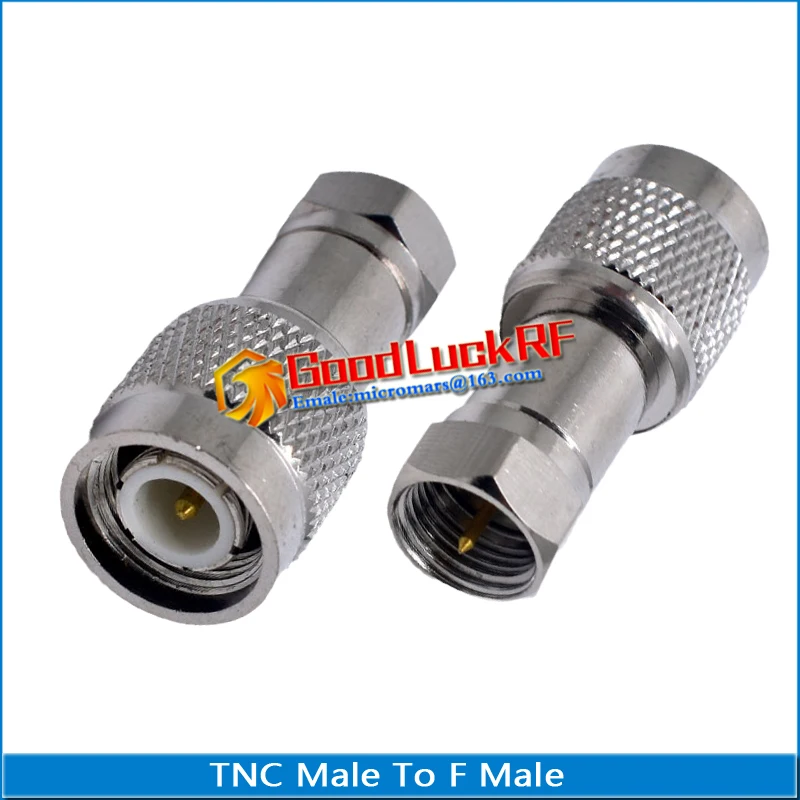 

1X Pcs High-quality TNC Male To F TV Male Plug Brass Straight RF Adapters Coaxial Connector