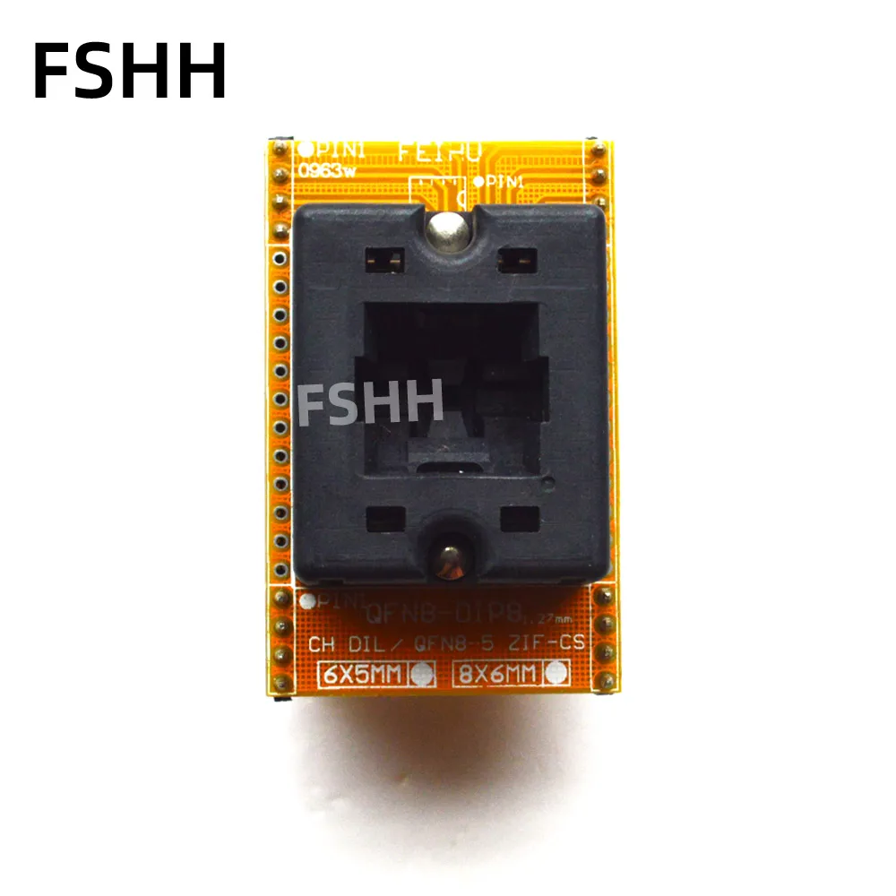  ž  qfn8-dip8 α׷  WSON8 DFN8 MLF8  ic ׽Ʈ  ġ = 1.27mm ũ = 6x8mm