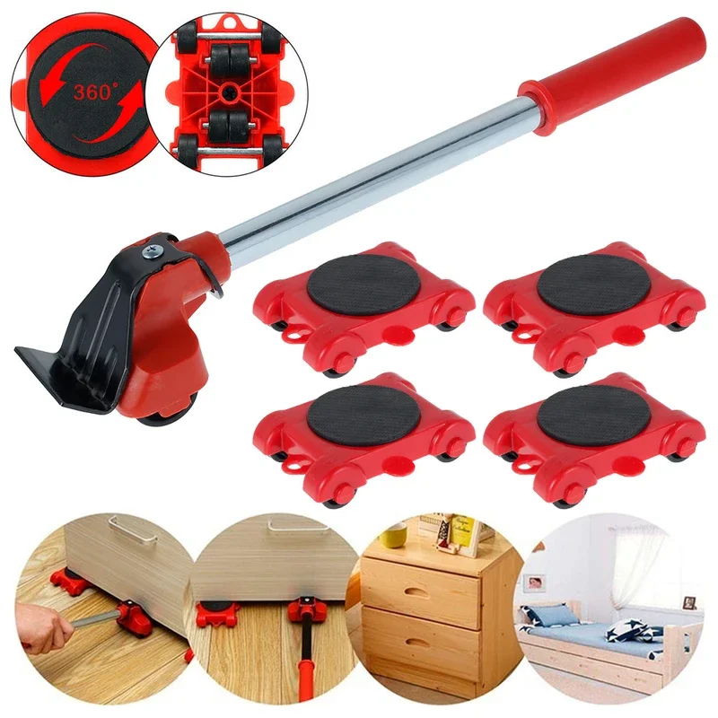 Heavy Duty Furniture Lifter and Mover Set for Washing Machine Refrigerator Transport Furniture Lifting and Moving Help
