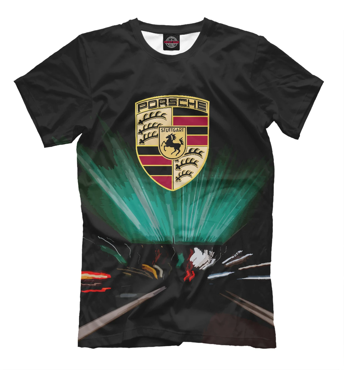 T-shirt speed Porsche T shirt design |