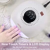 Red Light Nail Lamp Quick Drying Gel Polish With 30/60/120s Timer Auto Sensor Nail Art Machine For Salon 4