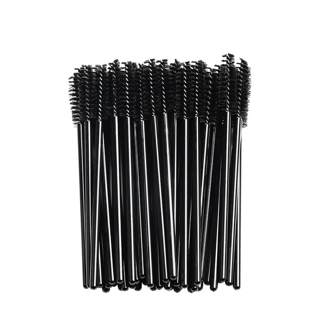 50Pcs Disposable Crystal Eyebrow Brush