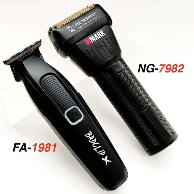 WMARK NG-7982 BRDCLIP FA-1981 Professional Electric Hair Clipper Hair Trimmer for Man Electric Shaver 9000/7500RPM Barber Shop 1