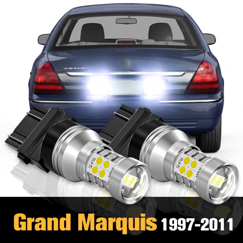 

2x Canbus LED Reverse Light Backup Lamp Accessories For Mercury Grand Marquis 1997-2011 2003 2004 2005 2006 2007 2008 2009 2010