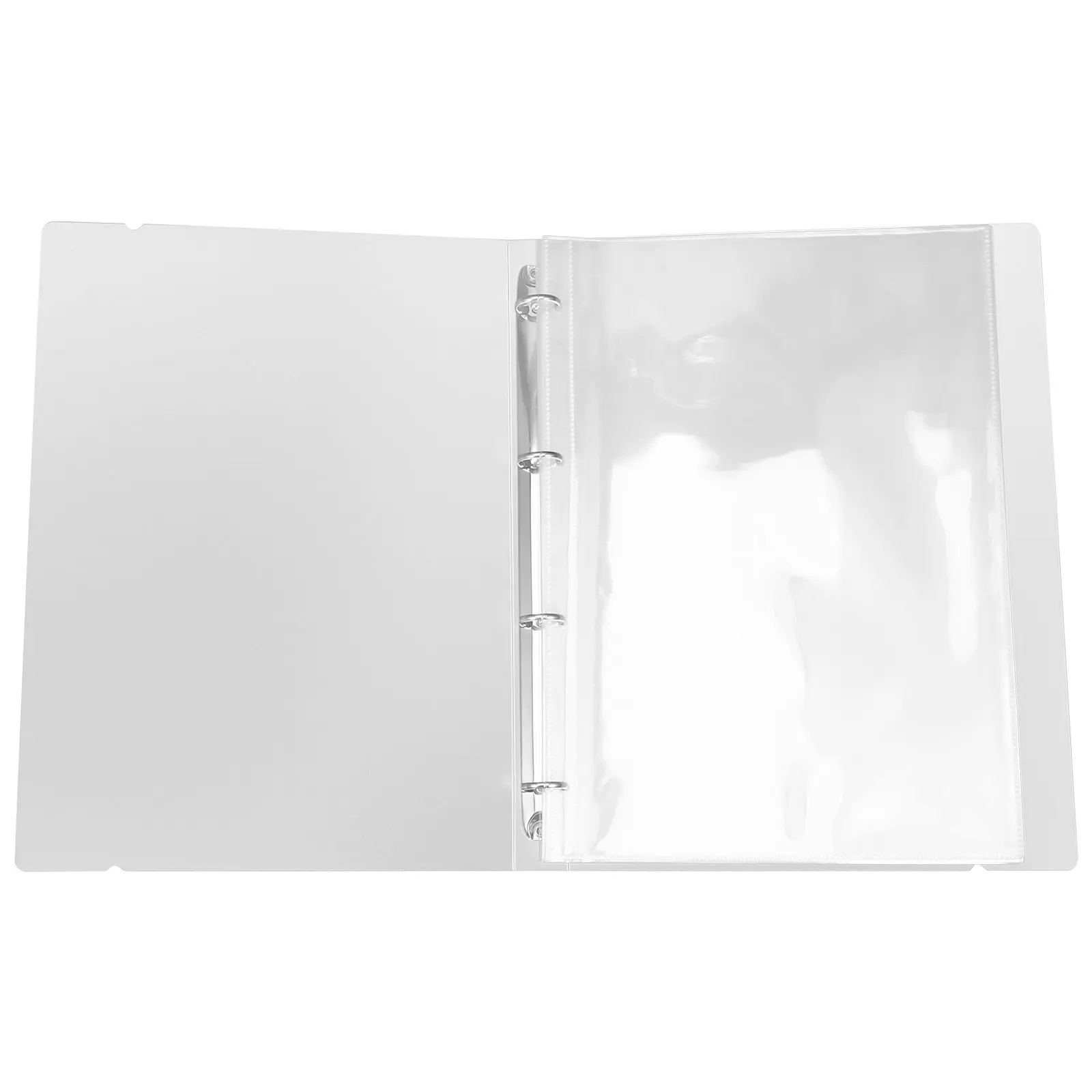 악보 폴더 A4 투명 30페이지 PP 소재 4링 바인더 악보 홀더 정리함 문서 보호대