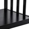 ChooChoo Mission Coffee Table, Black Wood Living Room Table with Shelf, 40 Black 5