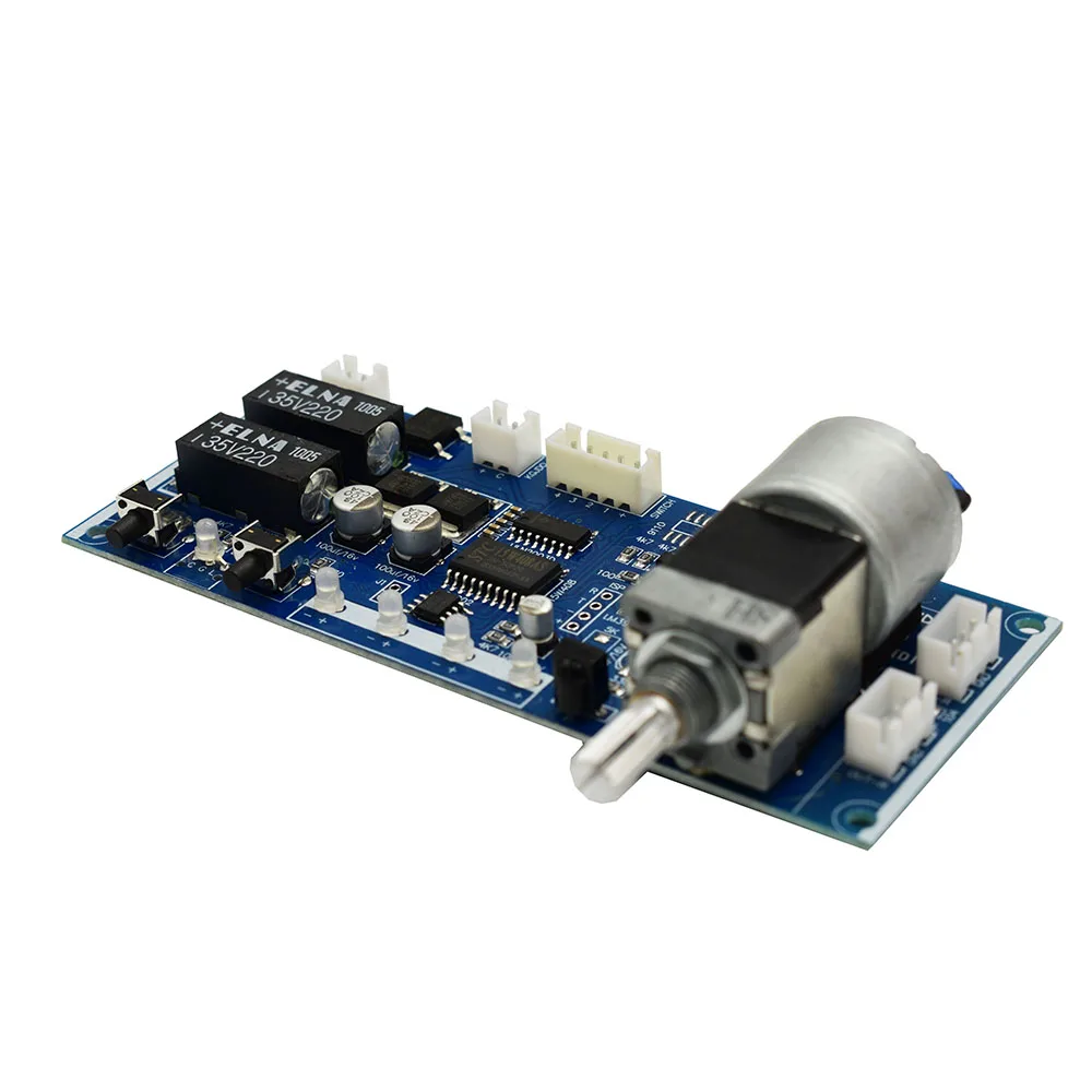 

New Remote preamp volume control board 4-way Audio Input Signal Selector Switching Board For HiFi Amplifier C3-014