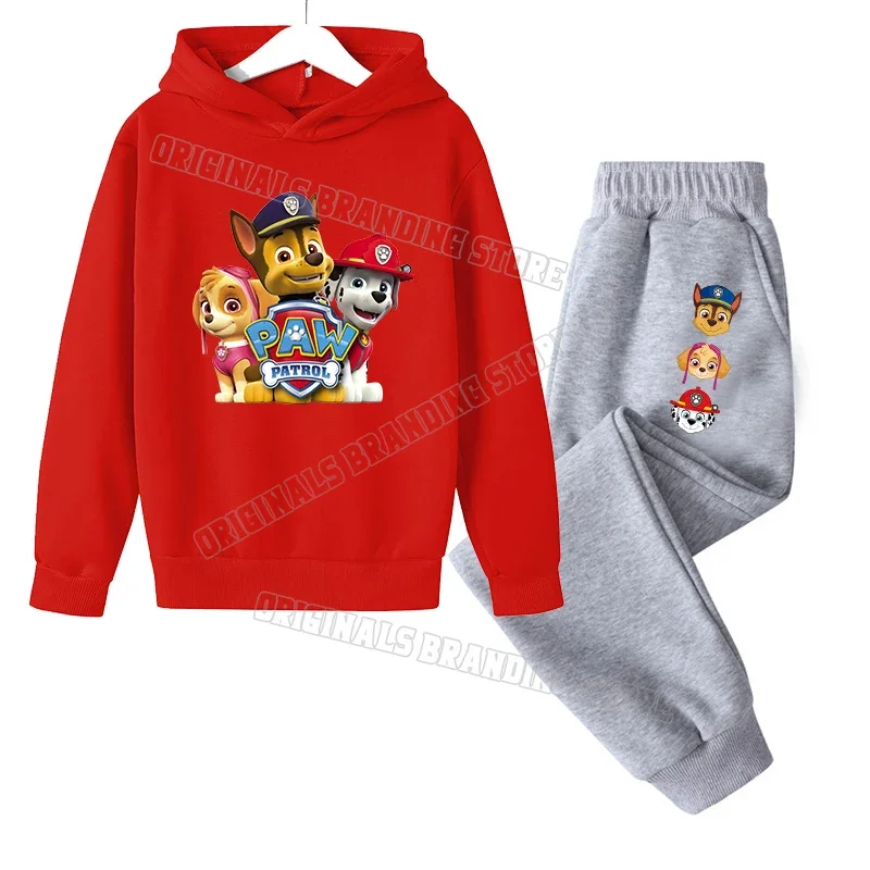 thumbnail image 1 of Paws Patrol Otoño Invierno Jersey de manga larga Pantalón largo Traje para niños Ropa Trajes Niños Pantalones deportivos Conjuntos Chándal para niños, 1 of 5