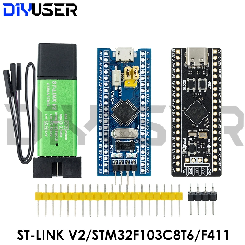 St Link Muslimah Arm Stm32 Modulo Scheda Di Sviluppo Del Sistema Minimo Per Arduino St-Link V2 Mini Stm8 Stm32F401 Stm32F411