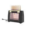220V/1200W Houshold Small Type Electric Barbecue Machine Korean  Rotating Kebab Machine Skewer Machine Smokeless Healthy 3