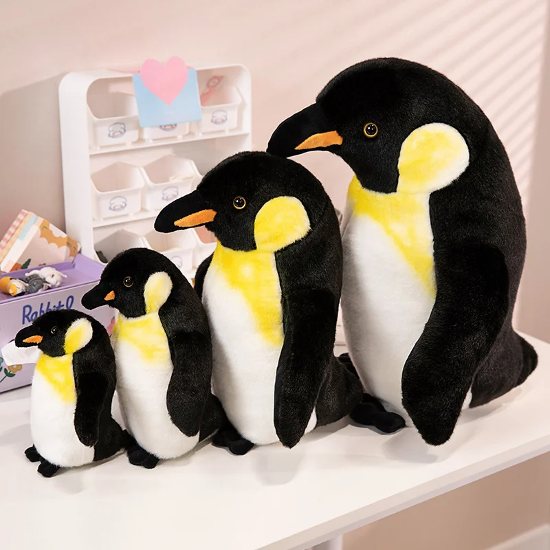 

23/35/45CM Penguin Animal Plush Toys Figurines for Home Desk Shelf Mantel Party Favors