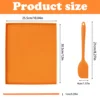 4/6Pcs Silicone Food Baking Mat Meat Vegetables Dehydrator Sheets with Edge Non-stick Cake Board Baking Tray Kitchen Accessories 6