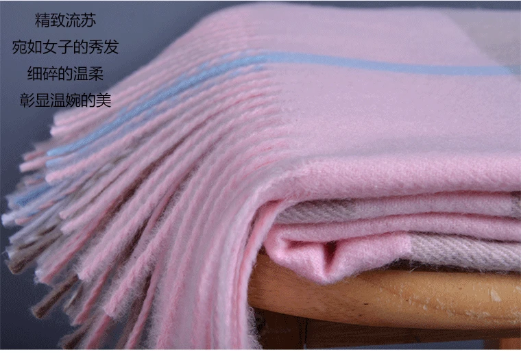 2024 New Plaid Cashmere Scarf for Men and Women Autumn and Winter British Style Thickened Warm Fringe Luxury Shawl Scarf