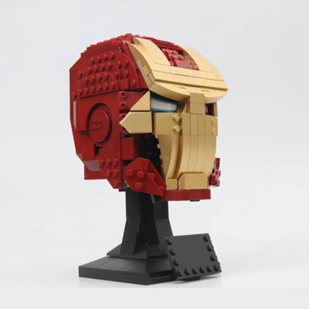 Decorazione Della Casa Irons-Heroes Avenger Irons-Heads Helmet Mans Model Building Blocks Mattoni Ragazzi Giocattoli Regali