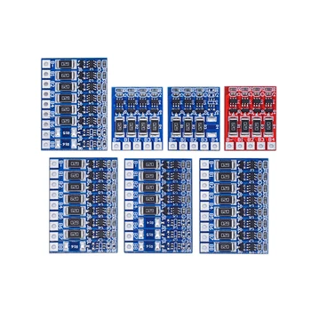6S 7S 8S 3S 4S 5S 21V 4.2V Scheda di protezione funzione di bilanciamento 68mA 5S Li-ion Lipo Batteria al litio 18650 batterie bilanciate
