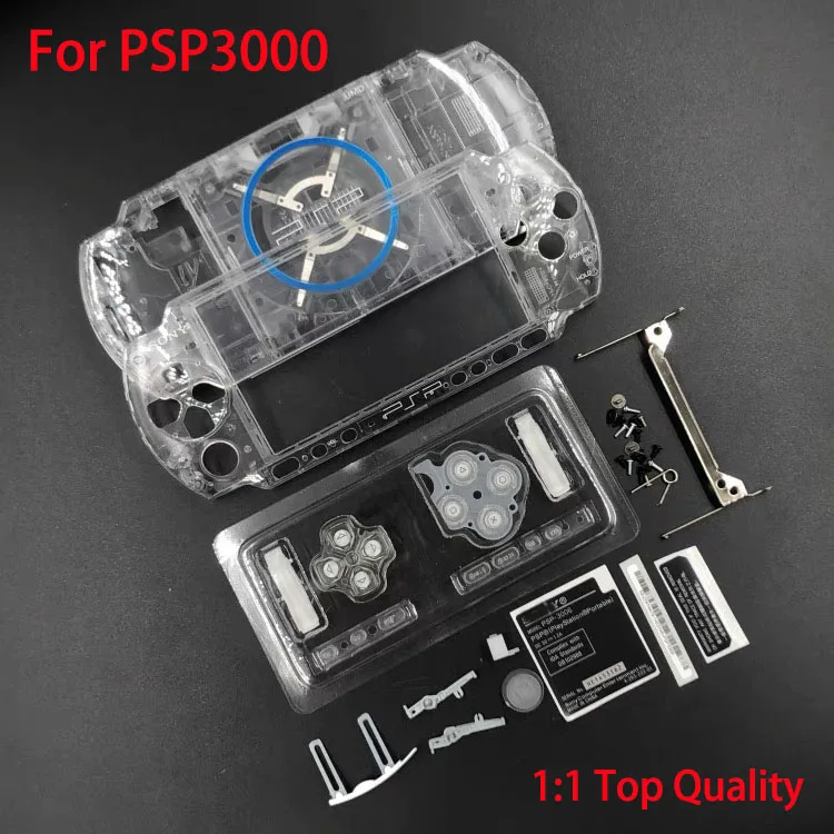 Psp Rosa Custodia Completa Rosa Per Sony PSP 3000 - Guscio Protettivo Frontale E Posteriore, Ricambio Persona 3 Portable Switch - Foto 7