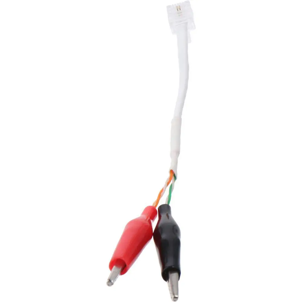 Plastic Replacement Cables RJ11 / RJ12 / RJ45 Plug Test Cable Alligator Clips Wire Identification And Tracing alligator clips test cable