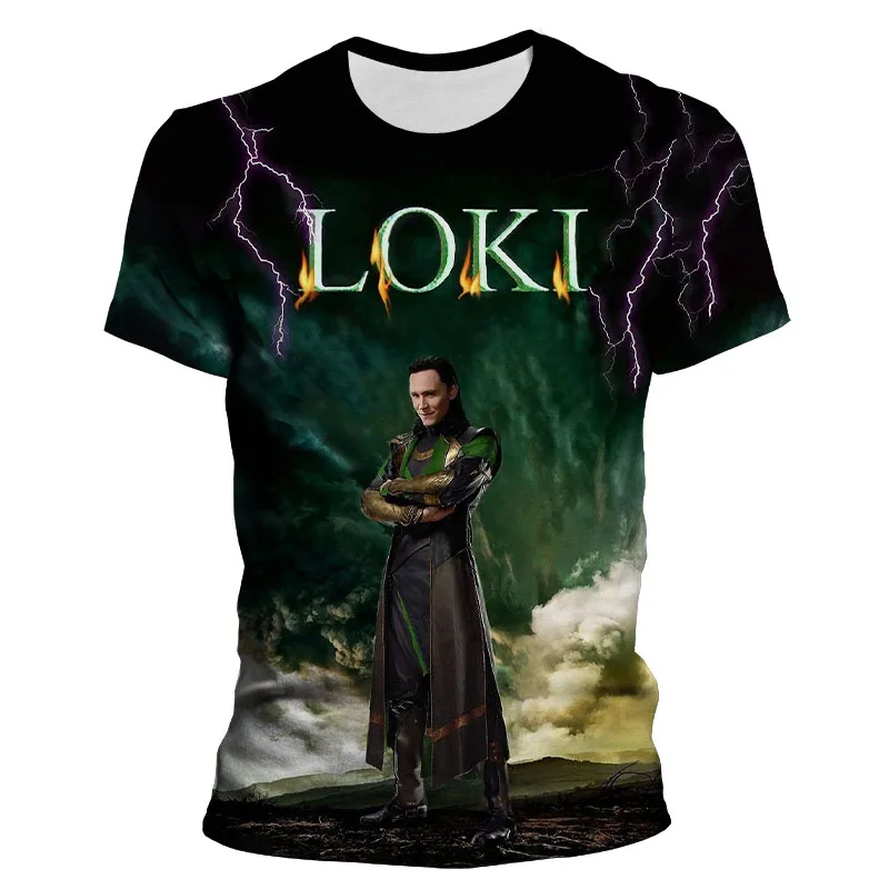 Футболка с 3d-рисунком супергероев Marvel Loki для мужчин и женщин смешная футболка