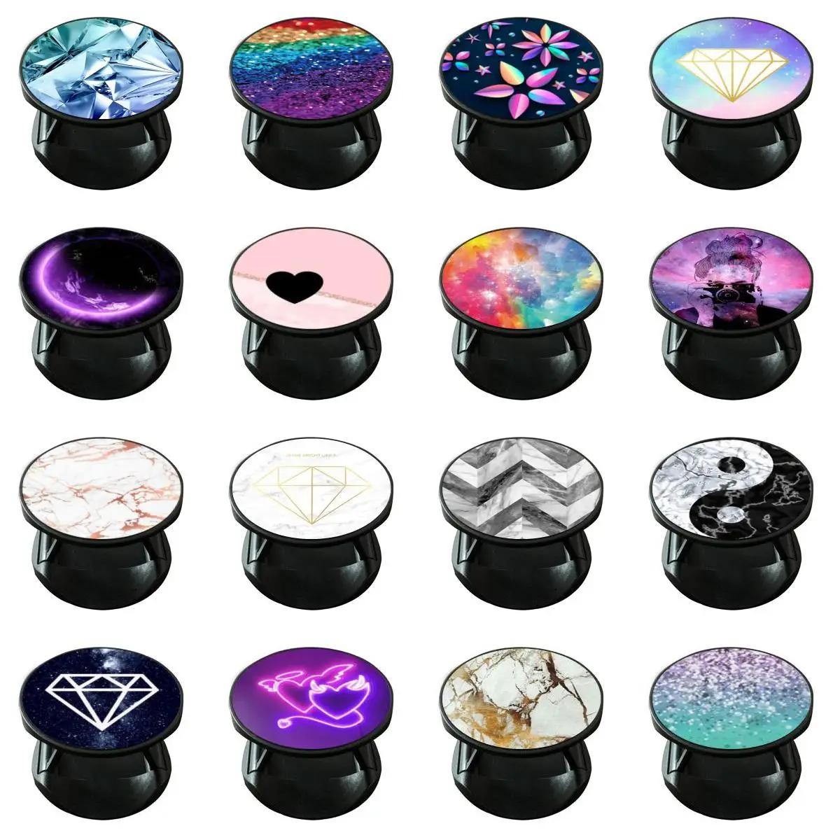 Supporto Per Telefono Flessibile Rotondo In Auto Soporte Para Telefono Movil Swappable Top Per Samsung S21 La Maggior Parte Dei Telefoni Sperly Kawasa