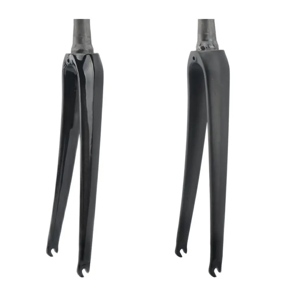 

UD Carbon Road Fork - 700C Tapered Steerer 1-1/8" to 1-1/2" Quick Release Axle For Bike Forks Road Bicycle Parts