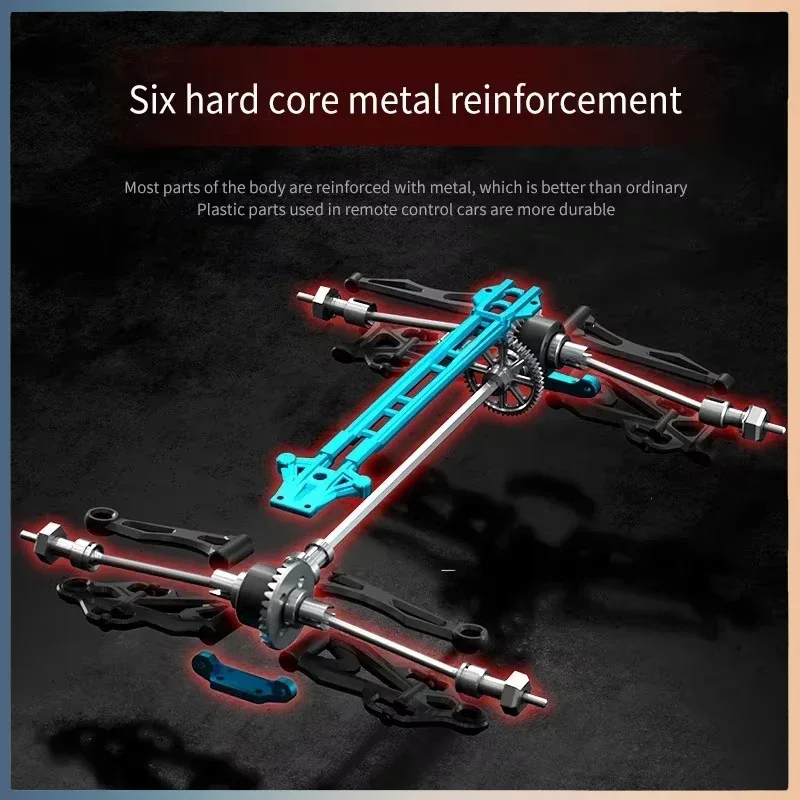 16103PRO 1:16 4WD RC Car with LED 2.4G Remote Control Cars 70KM/H High Speed Drift Monster Truck for Kids VS WLtoys 144001 Toys 3