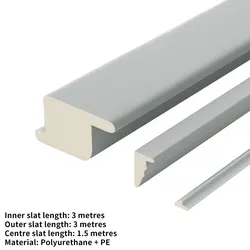 Seal Strip Set for Sliding Windows and Doors - 3 Pieces (1 set)
