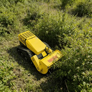 Trinciaerba Industriale RC per Tutti i Terreni, Decespugliatore a Benzina-Elettrico per Pendenze, Terreni Agricoli e Frutteti