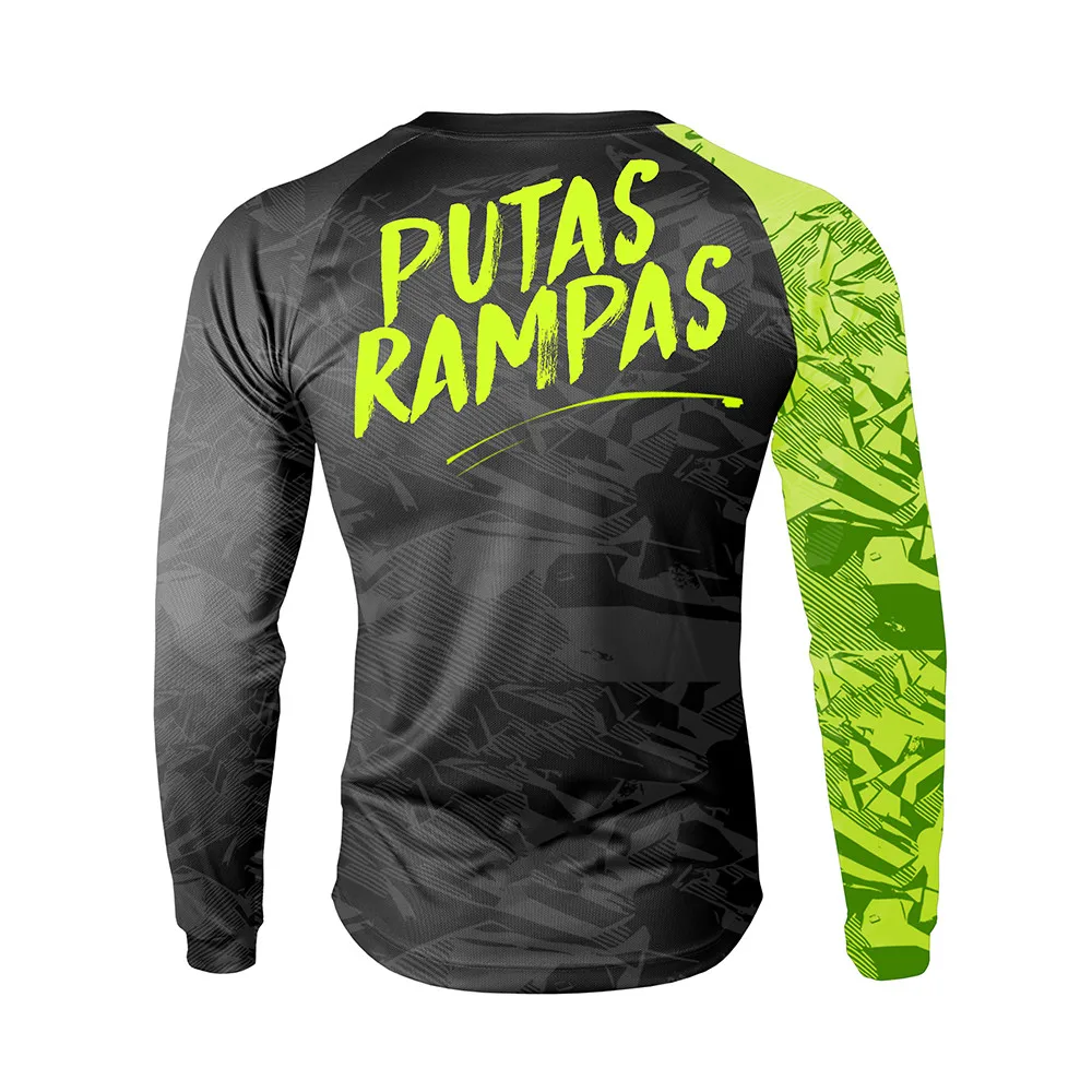 thumbnail image 1 of Camiseta de equipo de montaña de carreras de España para motociclismo, descenso, cross country, montaña, todoterreno, DH, BMX, locomotora, 1 of 5