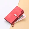 New Women Wallet Multifunctional Fashion PU Leather Long Wallets Multi-card Position Clutch Buckle Zipper Student Wallet 1