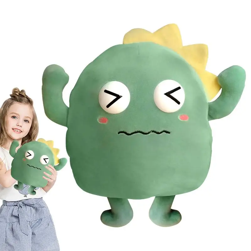 

Плюшевые подушки в форме животных, Симпатичные Зеленые Плюшевые игрушки, мягкие моющиеся Плюшевые игрушки-животные для семьи, друзей