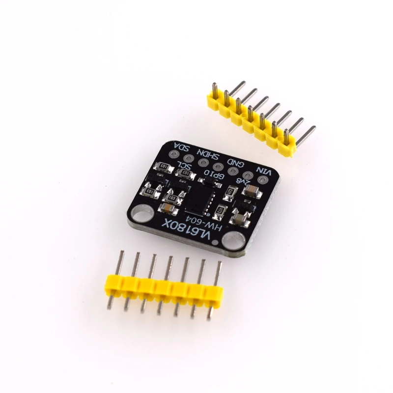 아두이노 I2C 인터페이스용 광학 거리 센서 모듈, VL6180 VL6180X 거리 측정기, IR 이미터 주변광 TOF, 3.3V, 5V