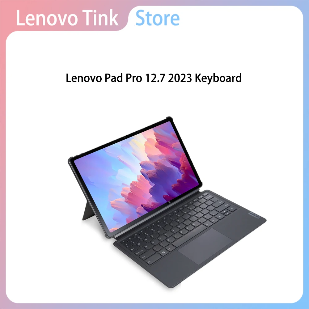 Original Lenovo Magnetic Keyboard and Stand For Xiaoxin Pad Pro 12.7-inch For Lenovo Qitian K12 Magnetic Pairing Pen Slot