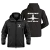 New Military Aviation Boeing 737-Max Fleece Warm SoftShell Jackets for Men Outdoor Tactical Shark Skin Man Jackets Coats 1