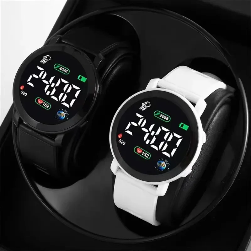 Electric Kids Toy Watches LED Digital Wristwatch for Children Waterproof Tough Sports Outdoor Watch High-Quality Digital Clock