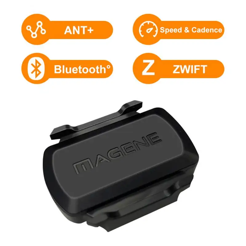 Magene S3+ Speed Cadence Sensor ANT+ Bluetooth Speedmeter For Garmin IGPSPORT Bryton Dual Sensor Wireless Bike Computer ZWIFT