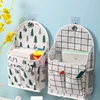 Wall Mounted Wardrobe Organizer Sundries Storage Bag Jewelry Hanging Wall Pouch Hang Cosmetics Toys Organizer Bathroom Wash Bag 6