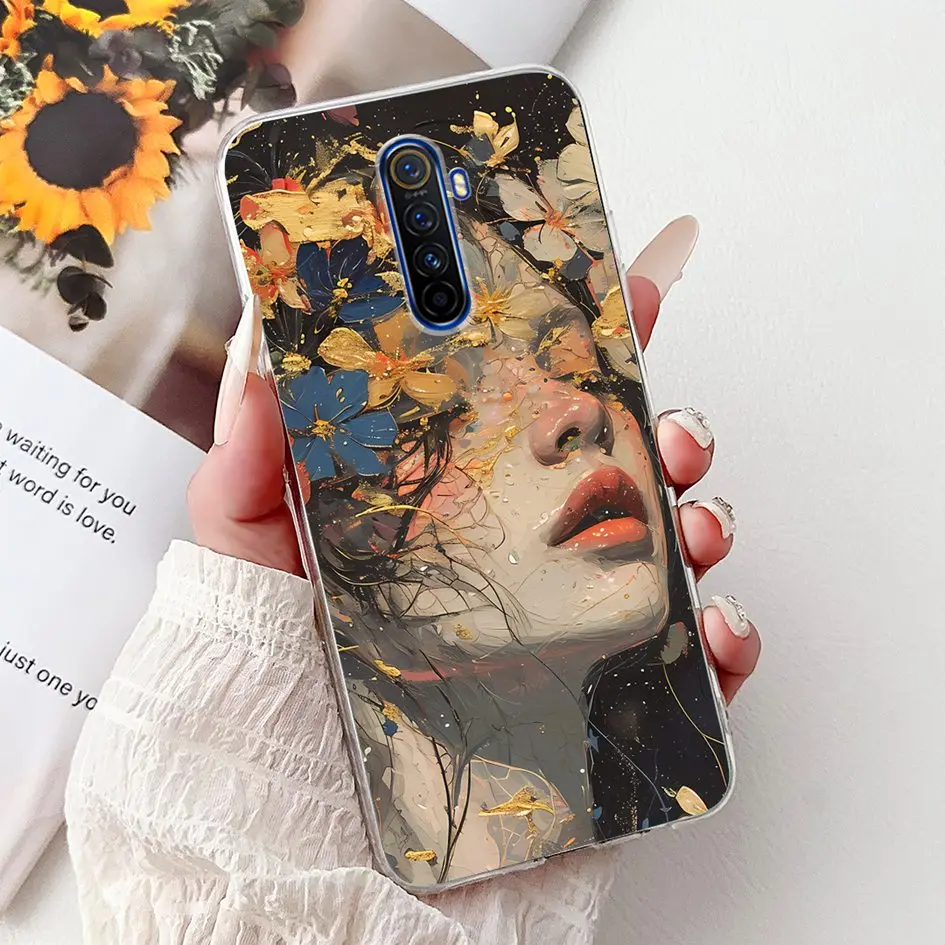 Fashion Flower Soft Silicone TPU Bumper Case - Enhanced Protection Cover