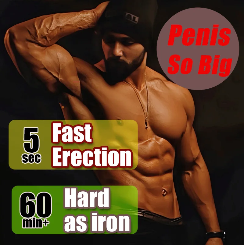 Growth and Thickening Products Fast Growth and Thickening Enhancement 60 Min+ Permanent No Rebound Big Size S-XXXL