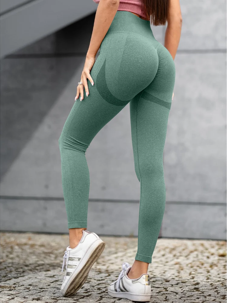 New Women's High Waisted Scrunch Butt Lifting Pants Seamless