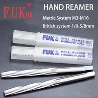 1pcs Japan FUK-HK HSSE M35 Metric/British  Hand Screw Reamer Square Head Reamer 3mm-16mm 1/8 9/64 5/32 3/16 1/4 5/16 3/8 1/2 5/8 1