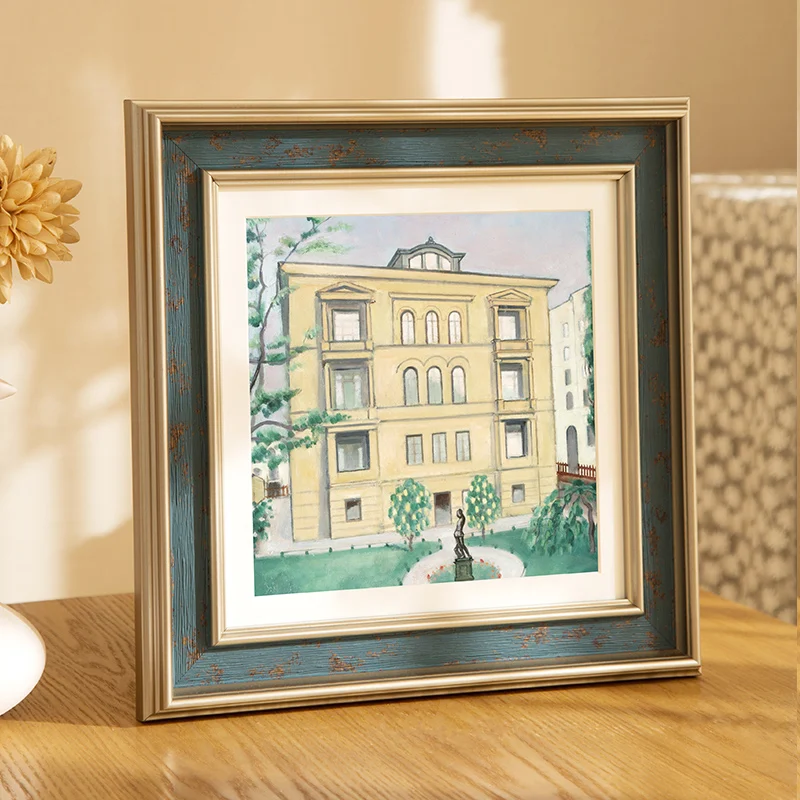 

Holder Vintage Photo Frame Nordic Living Room Portrait Antique Picture Frames Painting Ornate Quadros De Parede Home Decorations