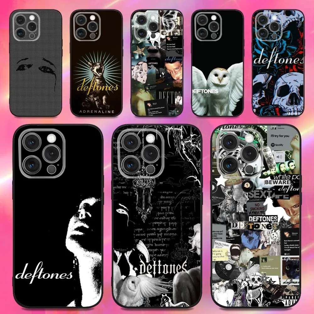 Deftones Rock Band Soft Silicone Black Phone Case