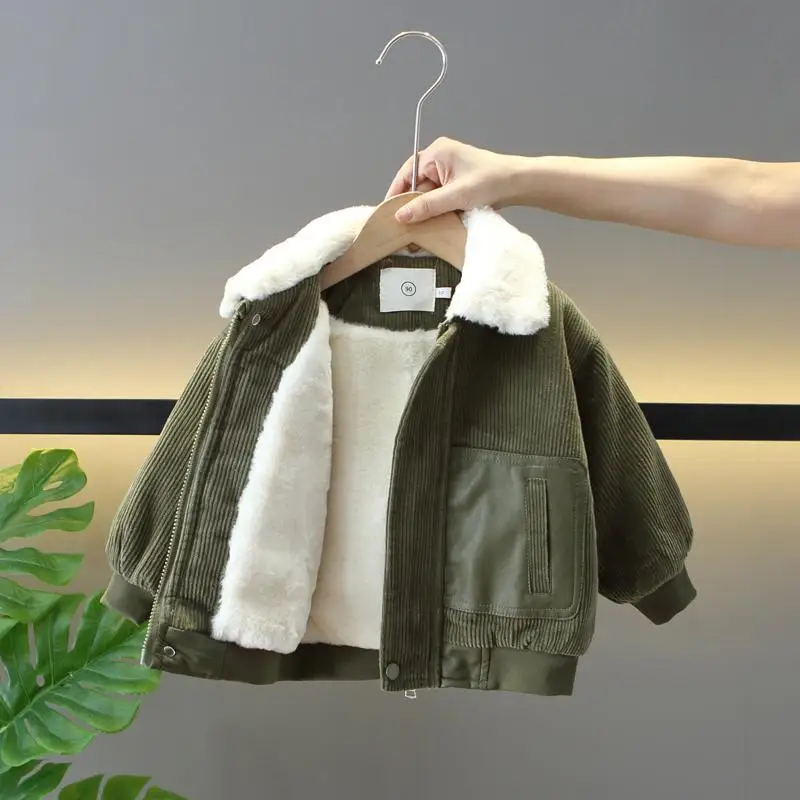 korean-boys-jacket-fall-and-winter-section-2023-new-baby-padded-cotton-clothes-children's-winter-clothes-thickening-clothes