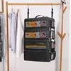 1pcs Travel Clothes Storage Bag, Multi-Layer Wardrobe Organizer with Hanging Hook Large Capacity Foldable Luggage Organizer 2