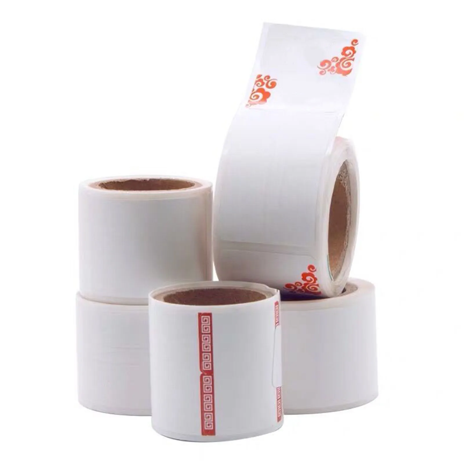 1 Roll 14x53mm 100 Sheets Thermal Printing Sticker Paper Self-Adhesive Waterproof Oil-Proof Tear Resistant Label Tape for DP23