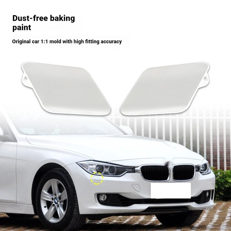 수입 BMW 3 시리즈 헤드라이트 워셔 커버, 프론트 범퍼 헤드라이트 워터 스프레이 커버 액세서리의 12-15 모델에 적합합니다.
